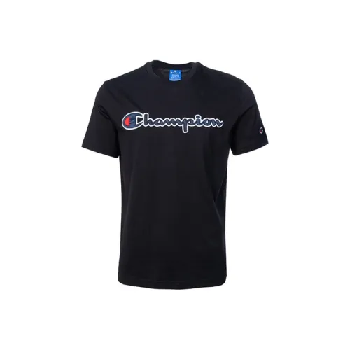 Champion Черные Мужские T-Рубашки