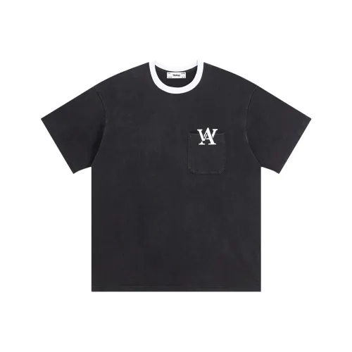 AIRWAY Прямой крой T-рубашка Унисекс Черный