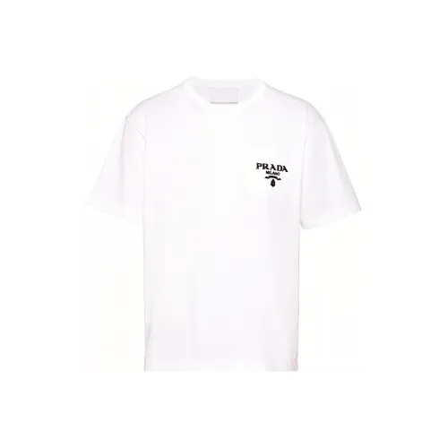 PRADA Белые Мужские T-рубашки