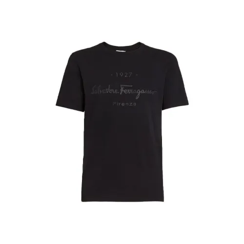 Ferragamo Мужские черные T-рубашки