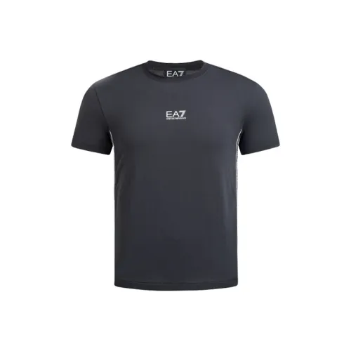 EMPORIO ARMANI EA7 T Рубашка Мужская Темно-синяя