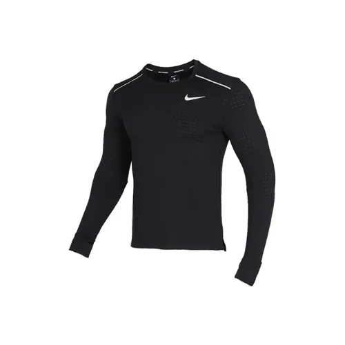 Nike Бег Т-Рубашка Мужская Черная