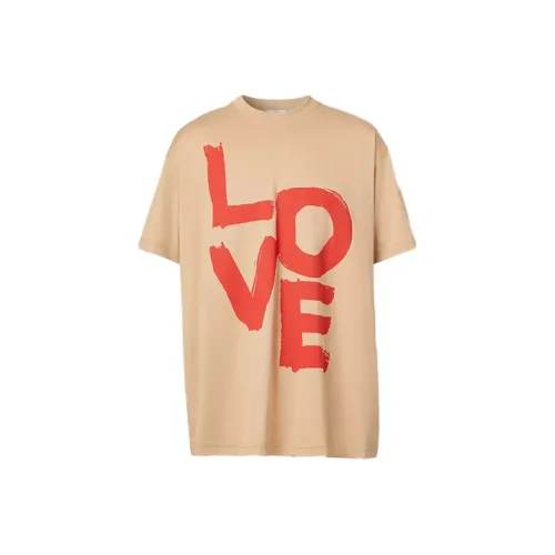 Burberry T-рубашка мужская мягкая рыжевато-коричневая