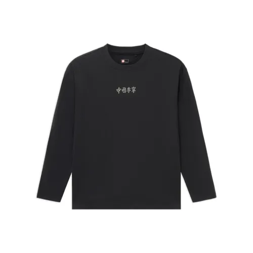 LINING Китай Li NING Черная Унисекс Футболка