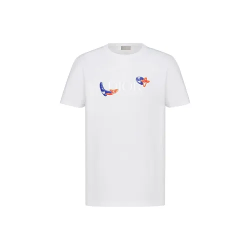 DIOR Quarterly New Products Стандартная рубашка мужская белого цвета