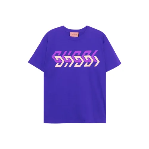 GUCCI Синий Мужской T-Рубашки