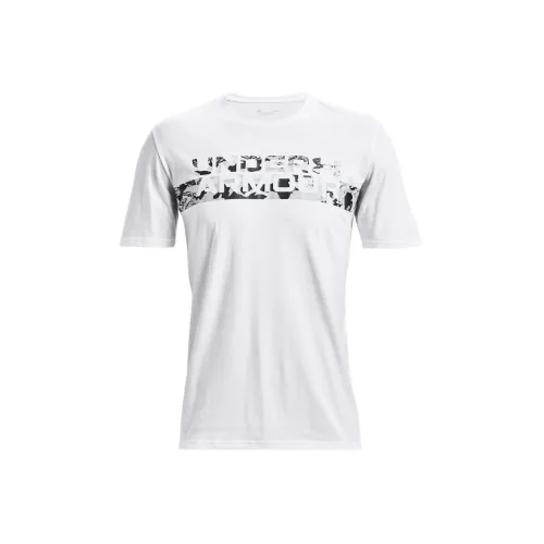 Under Armour Camo Chest T-Shirt Мужская Белая