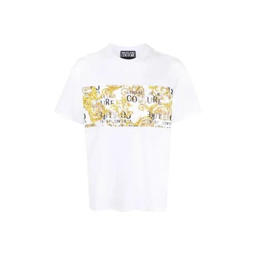 VERSACE JEANS COUTURE Белая Мужская Футболка