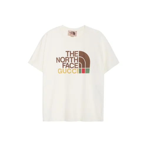 GUCCI x THE NORTH FACE T-Shirt Мужской Айвори Белый