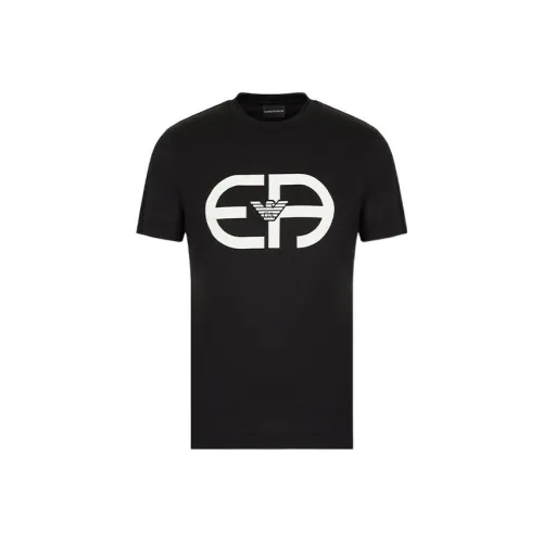 EMPORIO ARMANI SS22 T-Shirt Мужской Черный