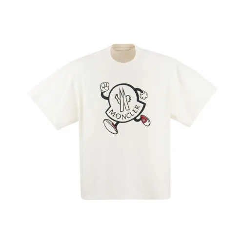 MONCLER Экрю Мужские T-рубашки