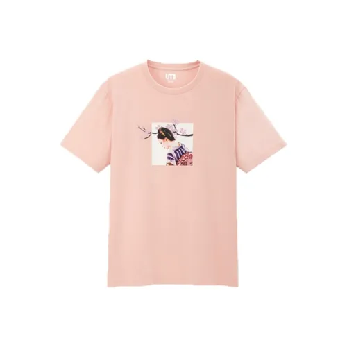 UNIQLO x NANZUKA NEO мияге Т-рубашка унисекс розовая