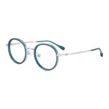 Прозрачный зеленый/Светлый серебряный