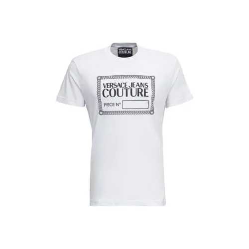 VERSACE JEANS COUTURE SS22 Прямой крой Рубашка Мужская Белая