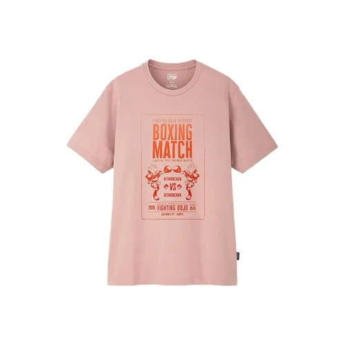 UNIQLO Покемон Co Branded Series T Рубашка Унисекс Розовый