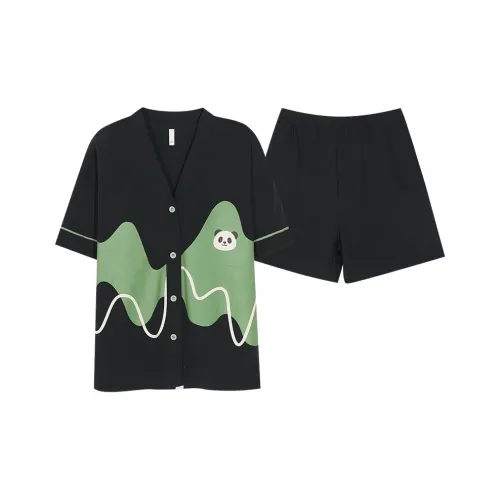 CHUDUAN Пижамный комплект женский черный