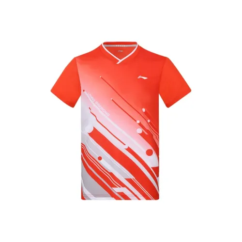LINING Spicy Orange Мужская одежда для настольного тенниса