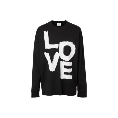 Burberry T-рубашка мужская черная 80375841