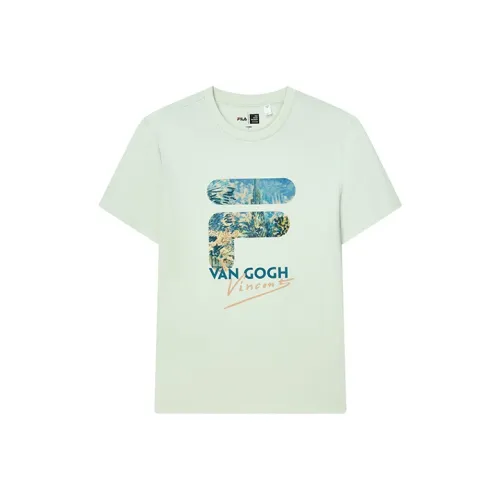 FILA x Vincent van Gogh T-Shirt Мужской GROWTH Зеленый