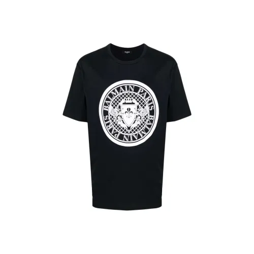 BALMAIN Мужские черные T-рубашки