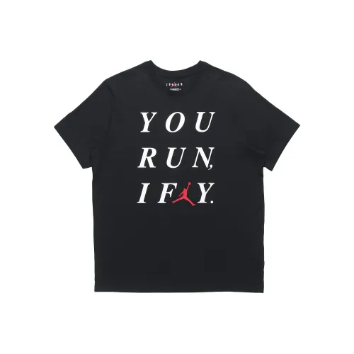 JORDAN Черные Мужские T-Рубашки