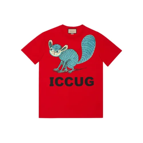 Gucci Red Мужская T-Рубашка