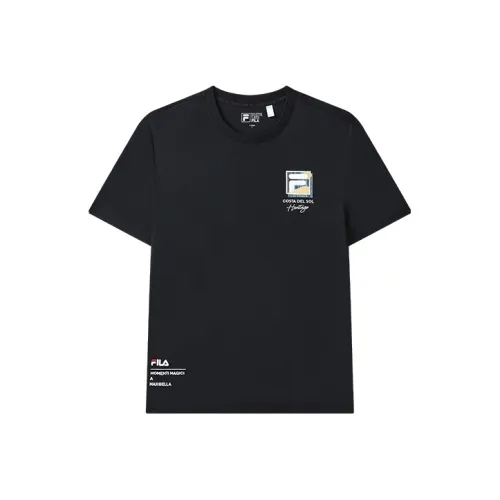 Fila Heritage Глубокий Черный Мужская Футболка