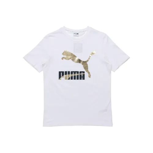 PUMA Белая Мужская Футболка