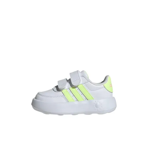 Adidas BREAKNET 2,0 Low Топ Детская Туристическая обувь Облачный белый Pure Сера Beam Пудра Детский