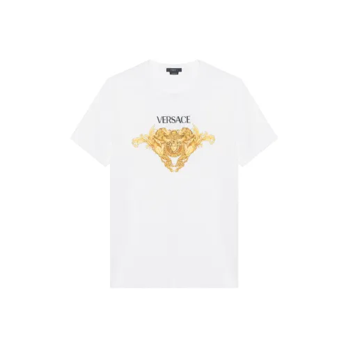 VERSACE Белые Мужские T-рубашки