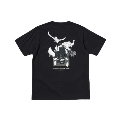 UNIQLO Черная унисекс футболка