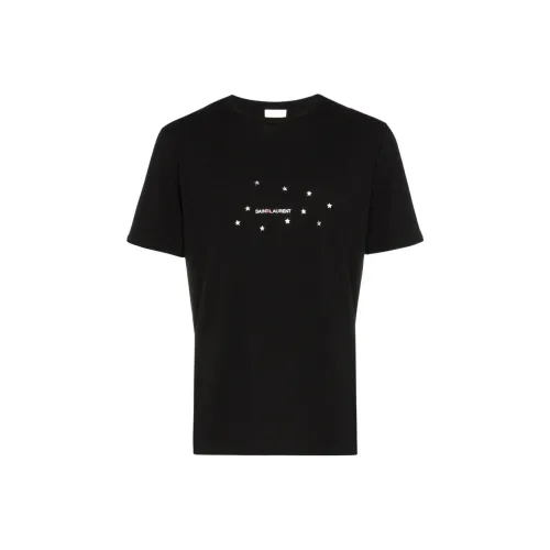 SAINT LAURENT T-рубашка мужская черная