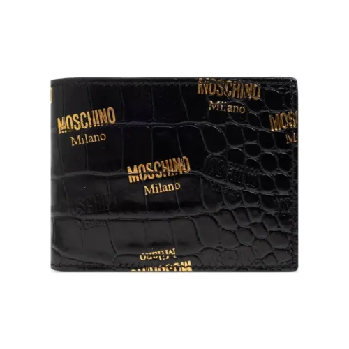 MOSCHINO Кожа Кошелек Женские Черный