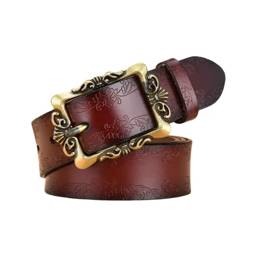 Yalu Спилок Коровья кожа Ремни Женские 3,3 см