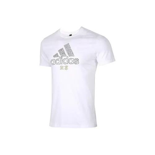 Adidas Белая Унисекс Футболка