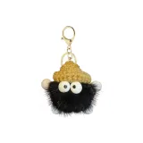 Маленький брикет подвеска - черный