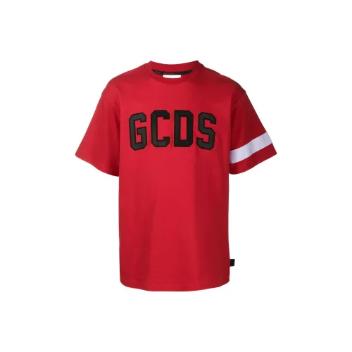 GCDS Red Men's T-Shirts GCDS Красные Мужские Футболки
