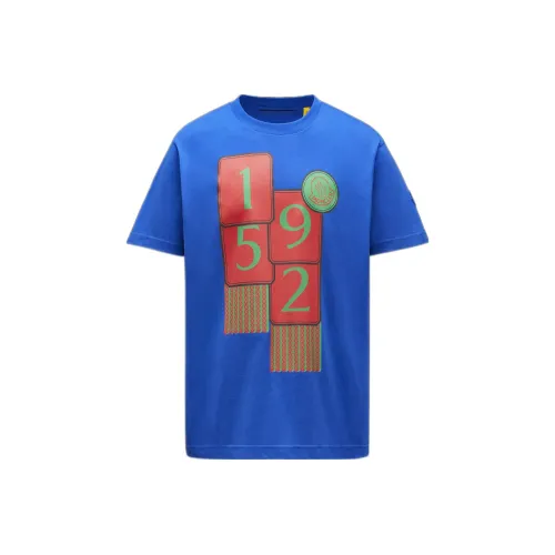 MONCLER GENIUS Синий Мужской T-Рубашки