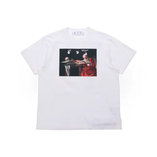 Off Белый SS21 Белый Мужская T-Рубашка