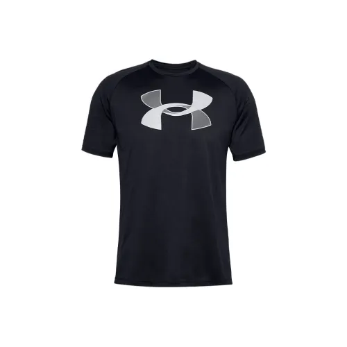 Under Armour Рукав реглан T-рубашка мужская черная