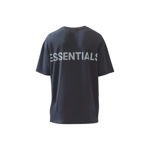 Fear Of God Essentials FW19 T-Shirt Unisex Worn Black Fear Of God Essentials FW19 Т-Рубашка Унисекс Выстиранный Черный