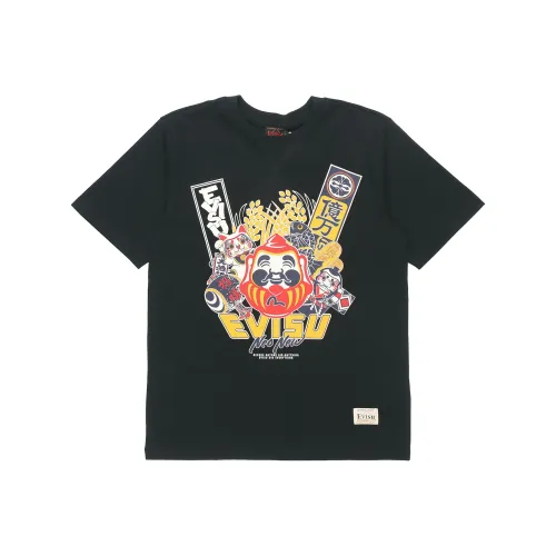 EVISU Мужские черные футболки
