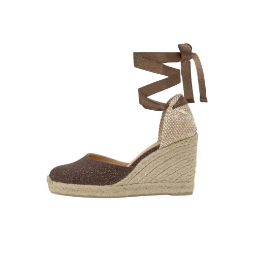 Castañer Carina Клин-каблук Высокие каблуки Женские Коричневый