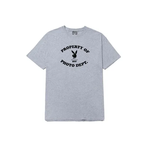 Huf Ss22 X Playboy Серый Мужской T-Рубашки
