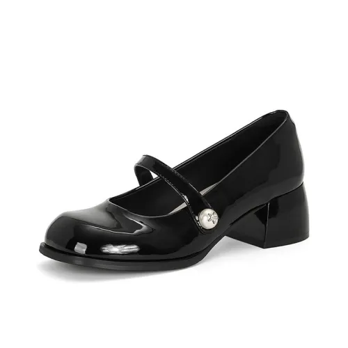 Lanza Грубый каблук Туфли Мэри Джейн Женские