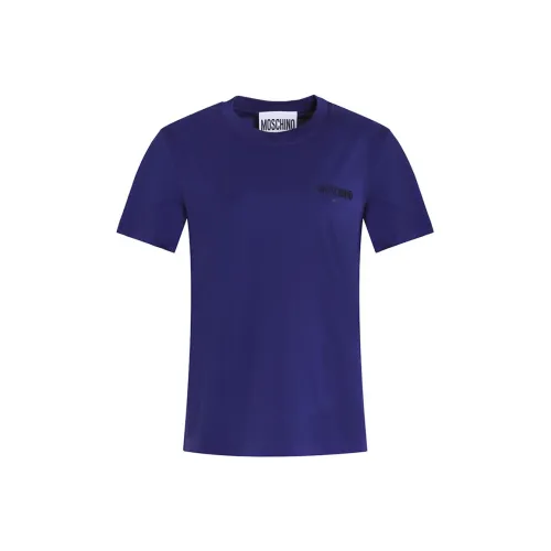 MOSCHINO Мужские синие футболки