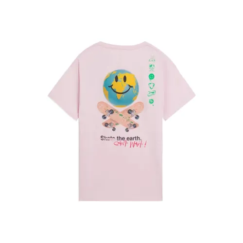 LINING x OG_SLICK Скейтборд SS22 T-Shirt Унисекс Розовый