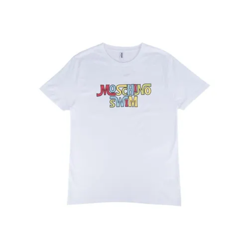 MOSCHINO Белая Мужская T-Рубашка