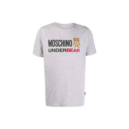 MOSCHINO Серые Мужские T-Рубашки