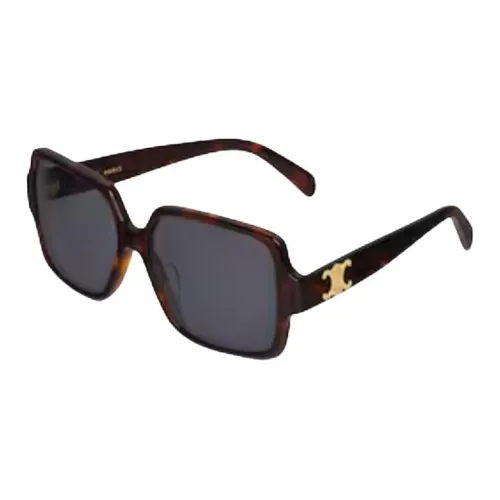 CELINE Ацетат Квадратные Солнцезащитные очки Женские Черепаховый цвет